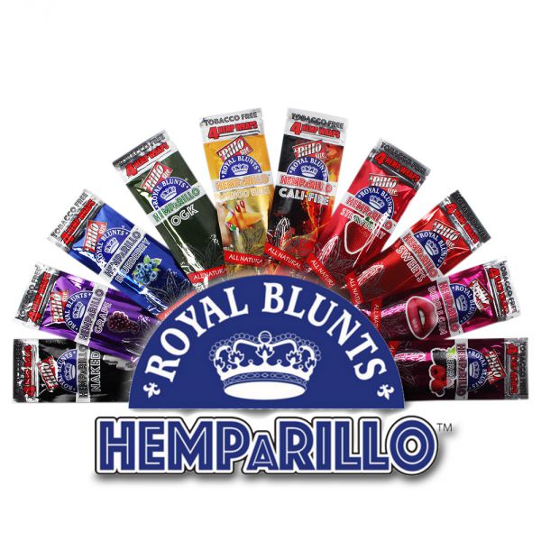 ROYAL BLUNTS HEMPARILLO WRAPS 15CT/DISPLAY