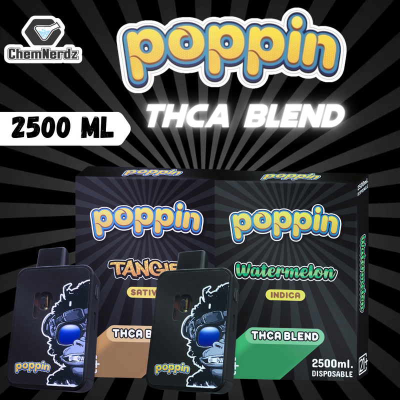 POPPIN THC-A BLEND DISPOSABLES