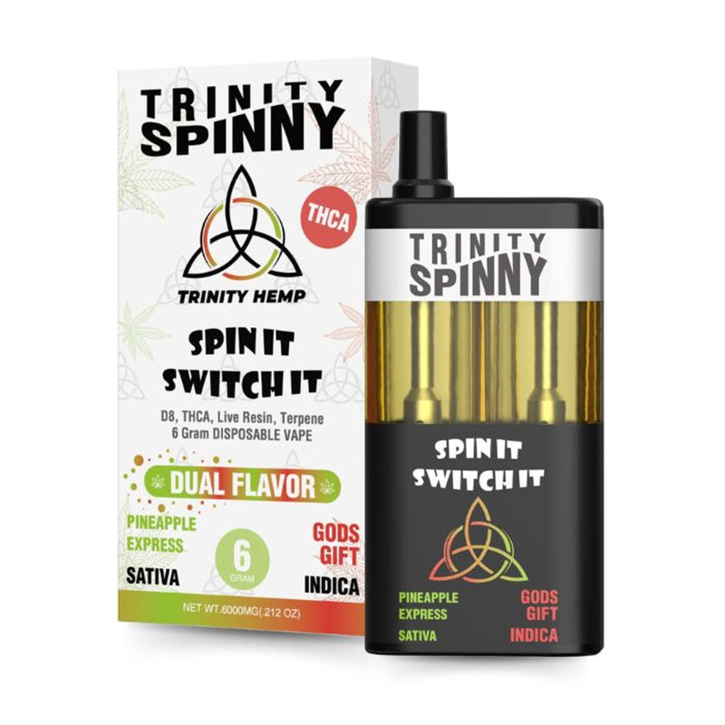 TRINITY SPINNY 6G THCA DISPOSABLE 5CT/DISPLAY