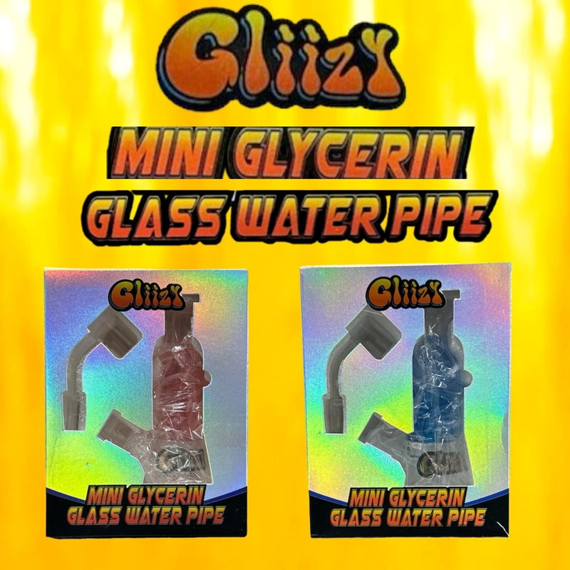 5 INCH GLIIZY GLASS MINI GLYCERIN RIG 1CT