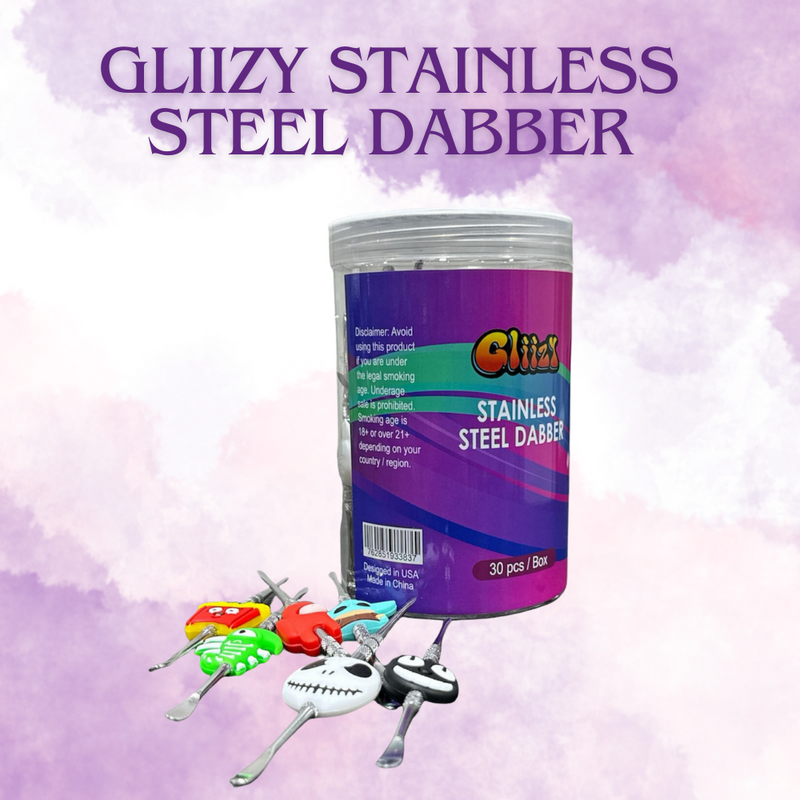 GLIIZY STAINLESS STEEL DABBER 30CT/JAR