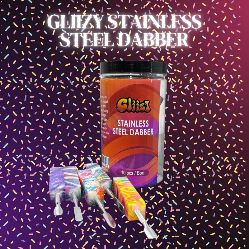 GLIIZY STAINLESS STEEL DABBER 10CT/JAR