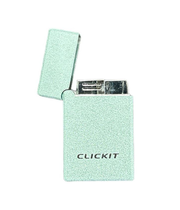 GH-10026 CLICKIT FLIP SINGLE TORCH LIGHTER ASSORTED COLOR 20CT/DISPLAY