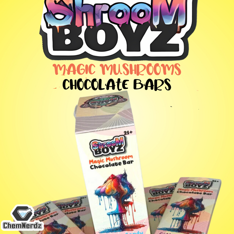 SHROOMBOYZ MAGIC MUSHROOM CHOCOLATE BAR 10CT/DISPLAY