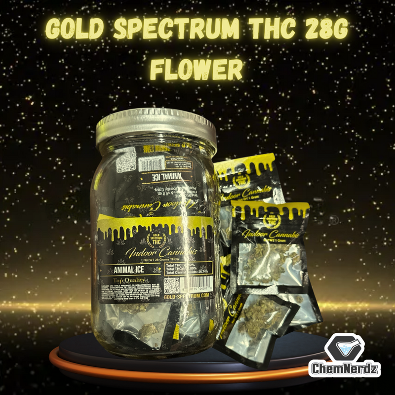 GOLD SPECTRUM THC 28G FLOWER JAR 1CT