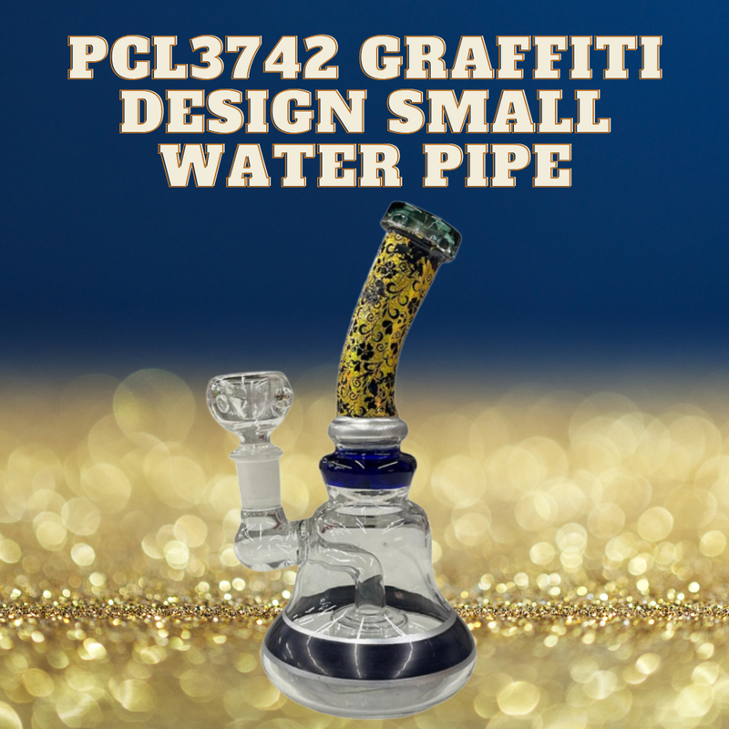PCL3742 GRAFFITI DESIGN SMALL WATER PIPE