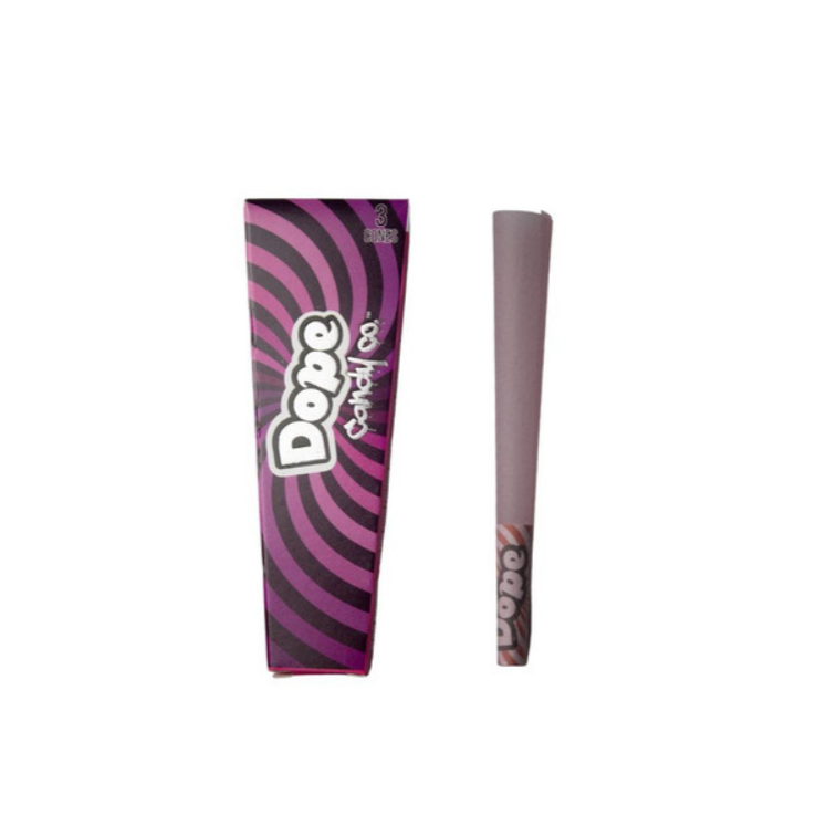 DOPE PINK KING SIZE PRE-ROLLED CONES 24CT/DISPLAY