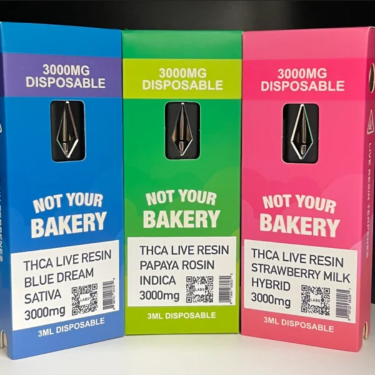 NYB NOT YOUR BAKERY 3G THCA LIVE RESIN DISPOSABLE 1CT/DISPLAY