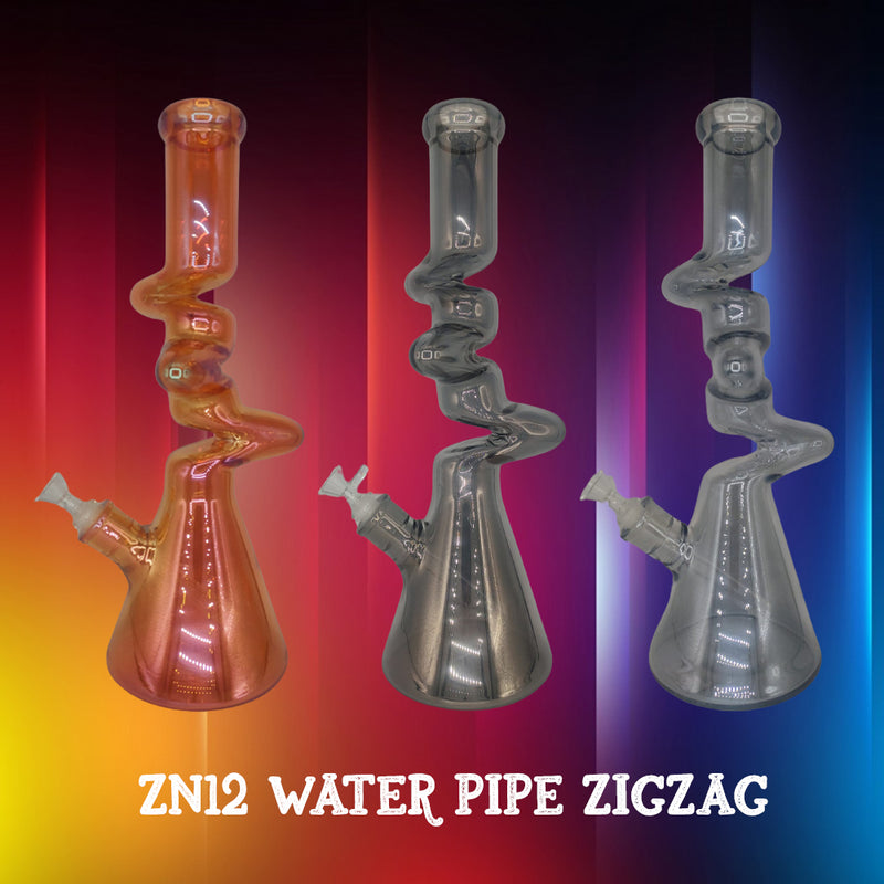 ZN12 WATER PIPE ZIGZAG 1CT