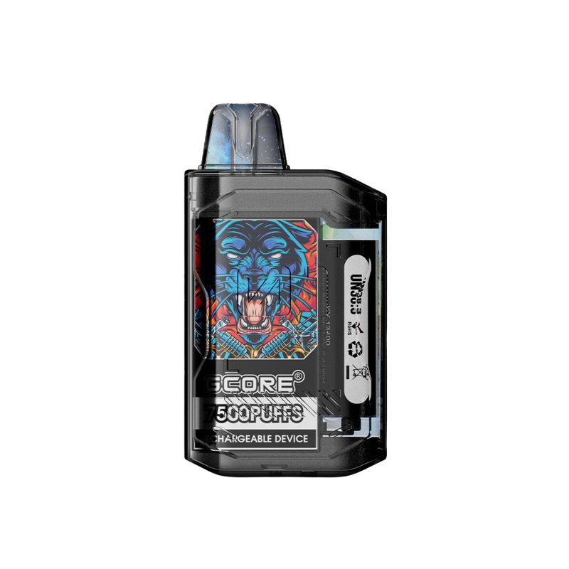 GCORE 7500 PUFFS RECHARGEABLE DISPOSABLE VAPE 5CT/DISPLAY