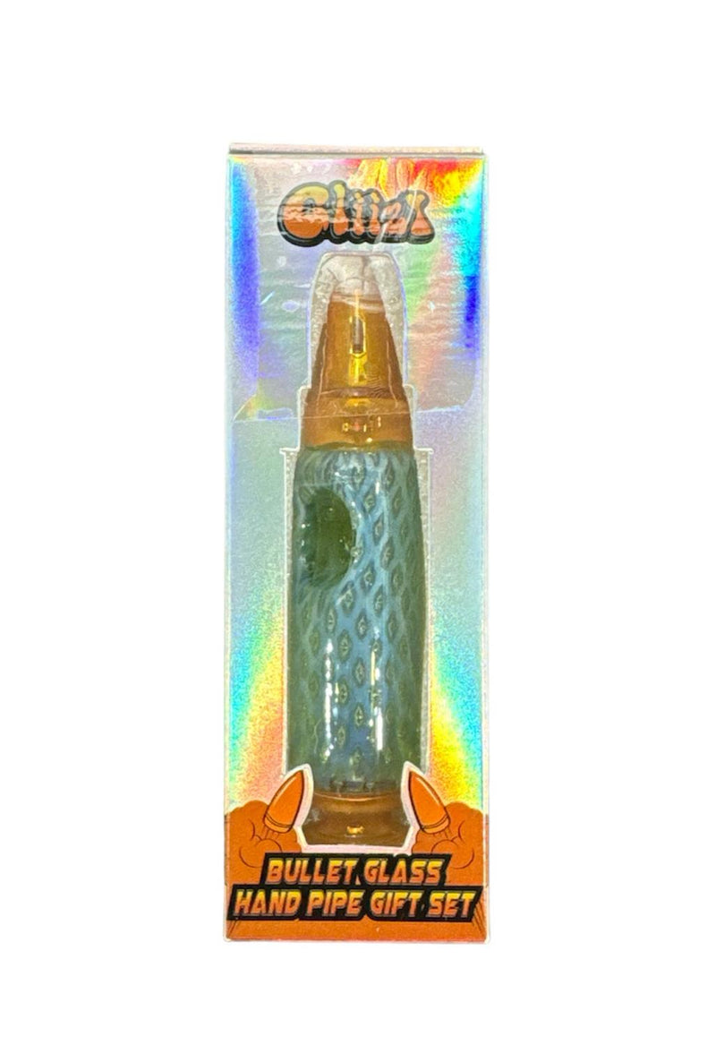 4 INCH GLIIZY BULLET GLASS HAND PIPE 1CT