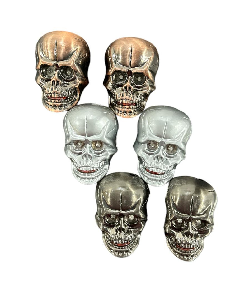 GH-9067 CLICKIT SKULL FLAME W/LIGHT & SOUND 16PC/DISPLAY