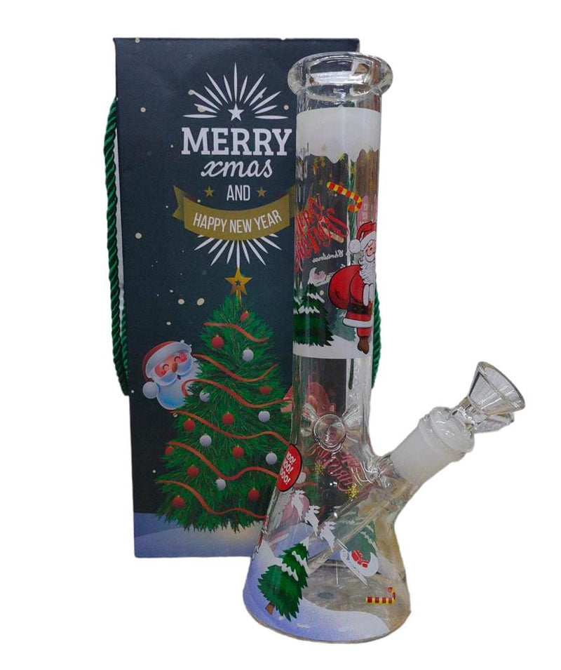 10" CHRISTMAS CLEAR BEAKER ICE CATCHER TBCO PIPE 355G 1CT