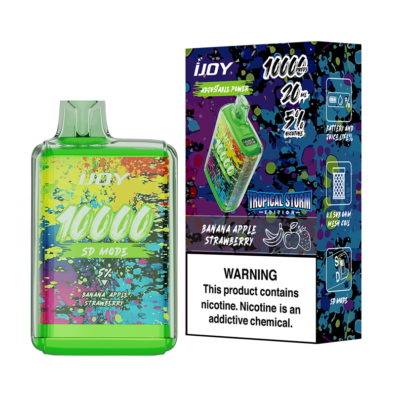 IJOY RECHARGEABLE 10000 PUFFS DISPOSABLE VAPE 5CT/BOX