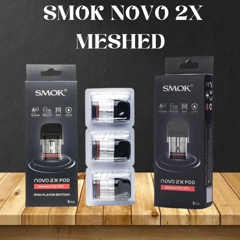 SMOK NOVO 2X MESHED 3PC/PK