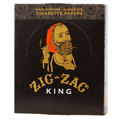 ZIG-ZAG CIGARETTE PAPER KING SIZE 24CT- 1 BOX