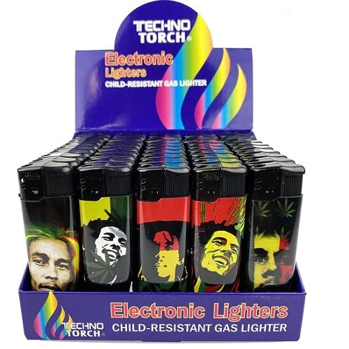 TECHNO TORCH LIGHTER 50CT/DISPLAY