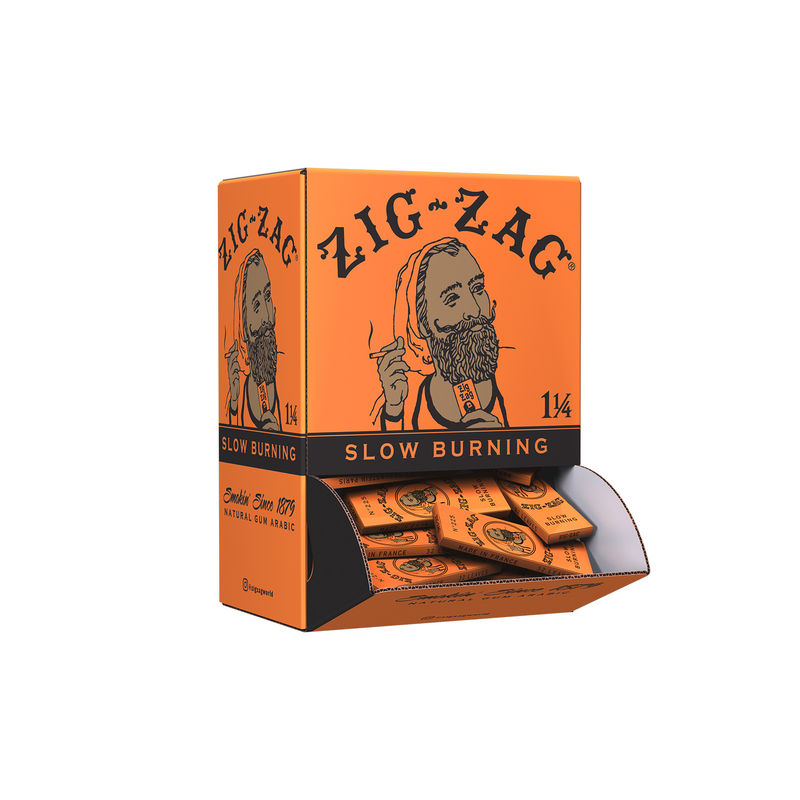 ZIG-ZAG ORANGE ROLLING PAPERS 1 1/4 (48 PACKS)