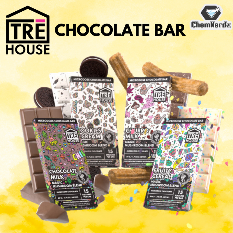 TRE HOUSE CHOCOLATE BAR 10CT/DISPLAY