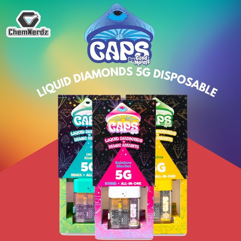 CAPS AMANTIA LIQUID DIAMONDS 5G DISPOSABLE 5CT/DISPLAY