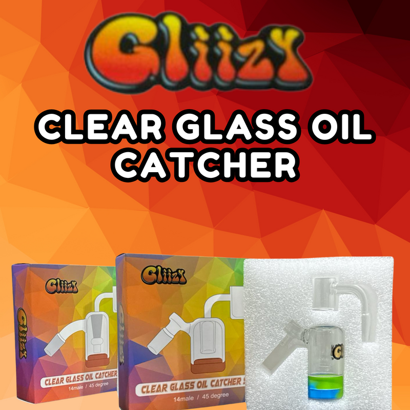 GLIIZY CLEAR GLASS OIL CATCHER 14M/45D