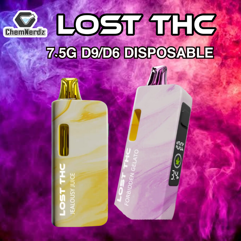 LOST THC 7.5G D9/D6 DISPOSABLE 5CT/DISPLAY