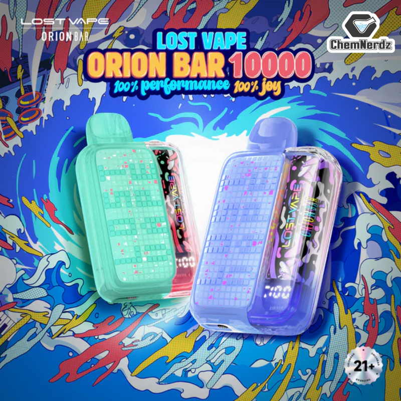 LOST VAPE ORION BAR 10000 RECHARGEABLE DISPOSABLE VAPE 5CT/DISPLAY