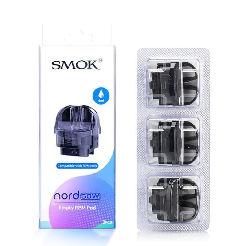 NORD 50W REPLACE EMPTY RPM PODS 4ML 3PC/PK