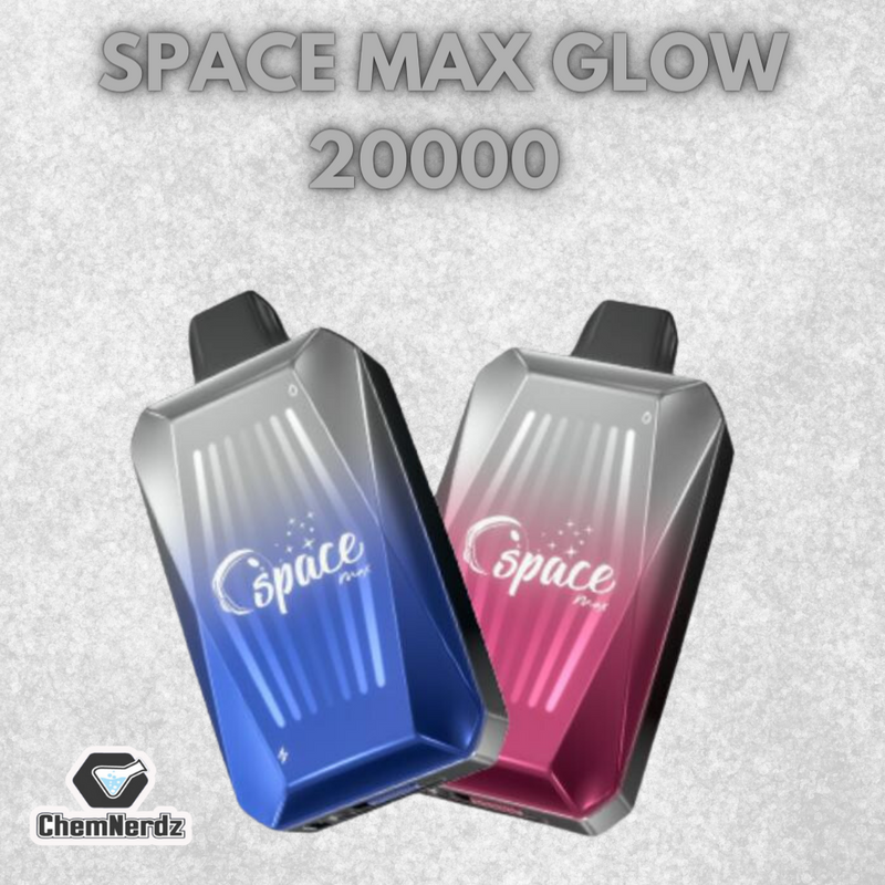 SPACE MAX GLOW 20000 RECHARGEABLE DISPOSABLE VAPE 5CT/DISPLAY