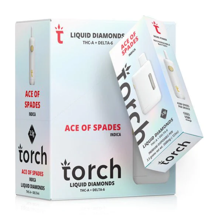 TORCH LIQUID DIAMONDS 3.5G THCA+D6 5CT/DISPLAY