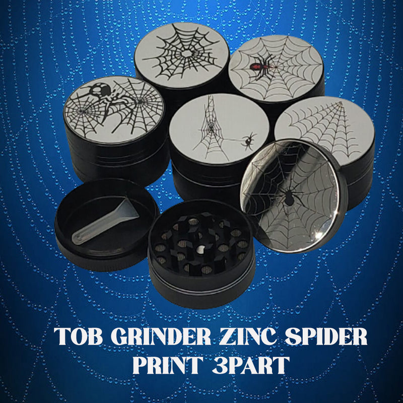 TOB GRINDER ZINC SPIDER PRINT 3 PART 1CT
