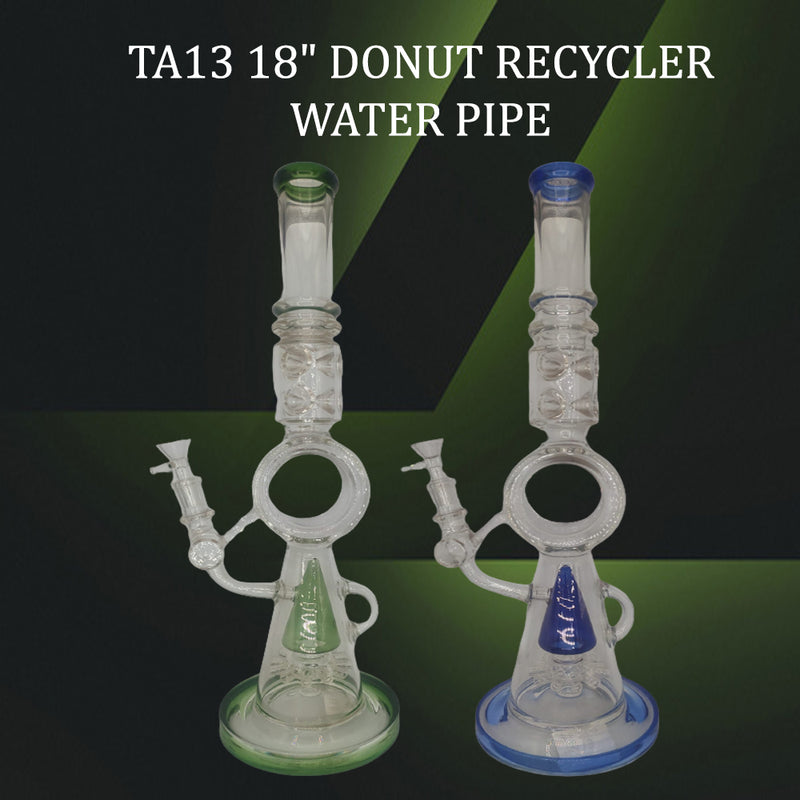 TA13 18" DONUT RECYCLER WATER PIPE 1CT