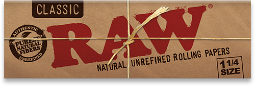 RAW 1 1-4 SIZE CLASSIC ROLLING PAPERS 24CT/BOX